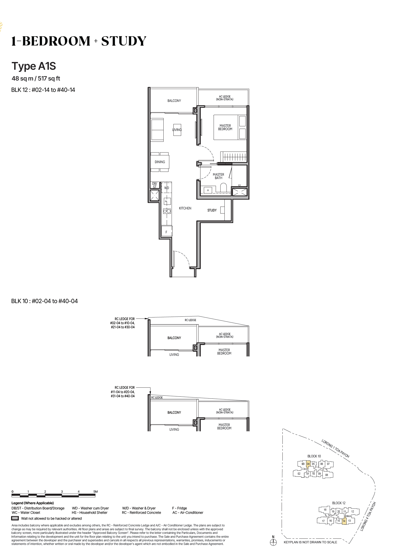 The Orie 1 Bedroom Floor Plan 2